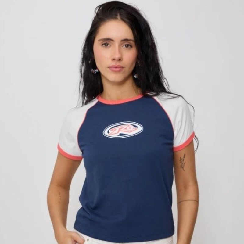 Remera Algodon Rusty Dama Azul Marino