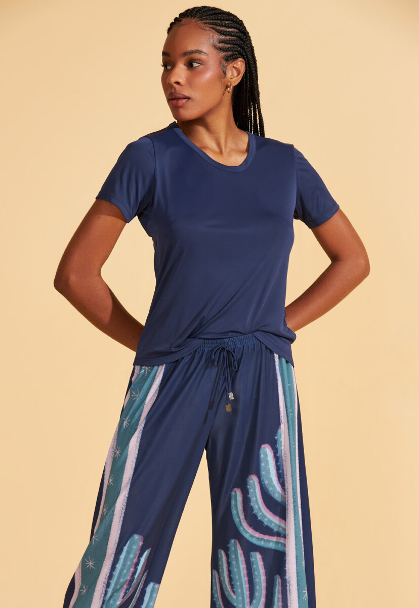 CONJUNTO CAPRI - AZUL C/EST. XIQUE 