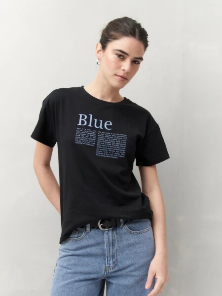 T-SHIRT D.CASSIN RIMENA NEGRO