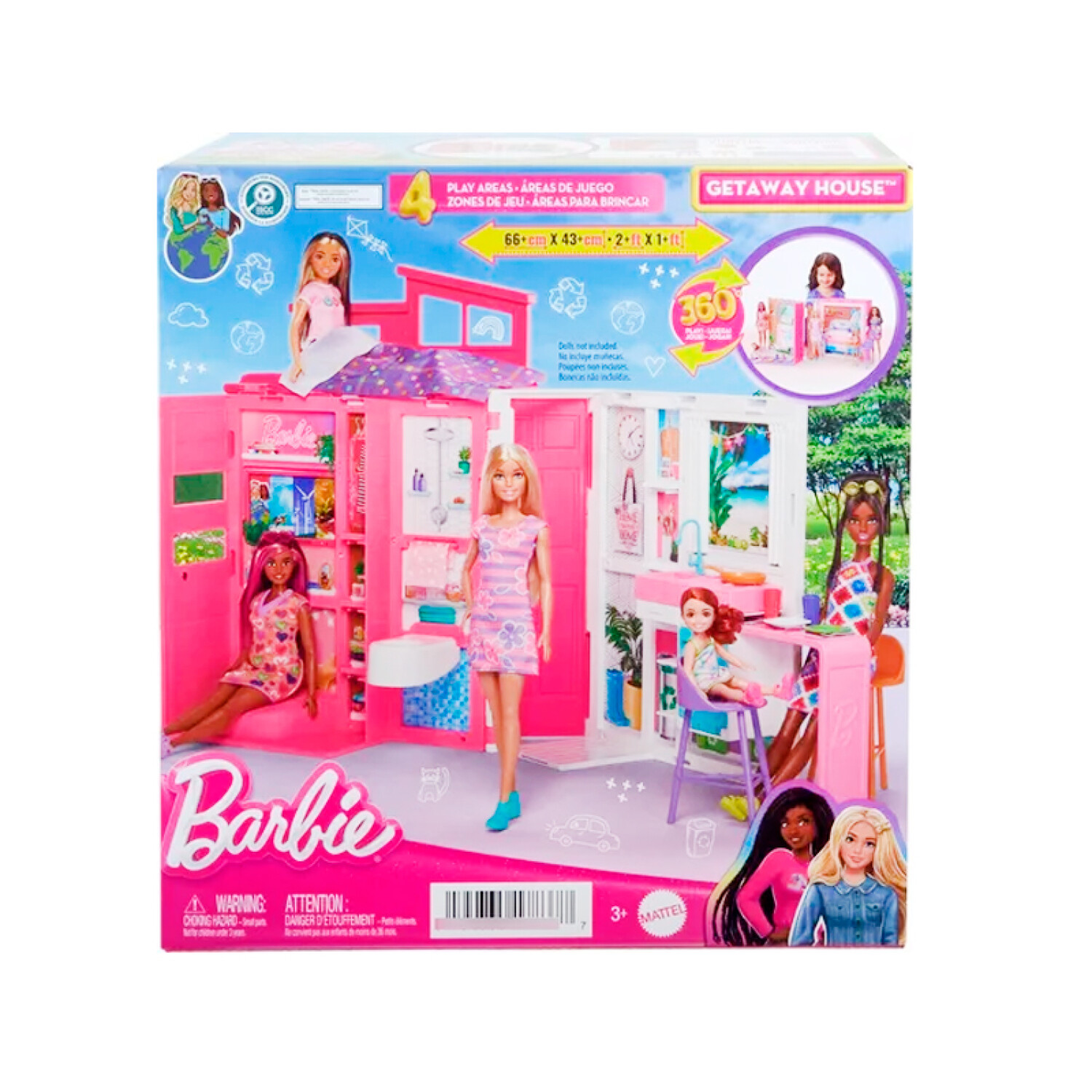 Muñeca Barbie Casa De Barbie Playa Casa De Barbie Getaway — Que Regalo