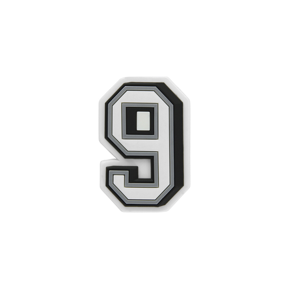 Jibbitz™ Charm Número 9 - Blanco 