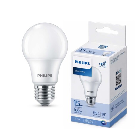 LÁMPARA LEDBULB PHILIPS METAL E27 15W FRÍA