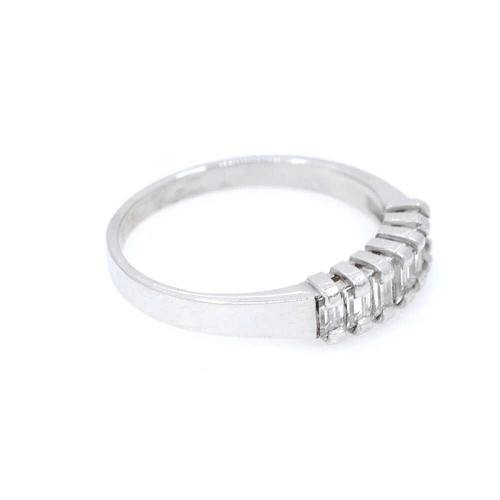 Anillo platino y brillantes baguettes Anillo platino y brillantes baguettes