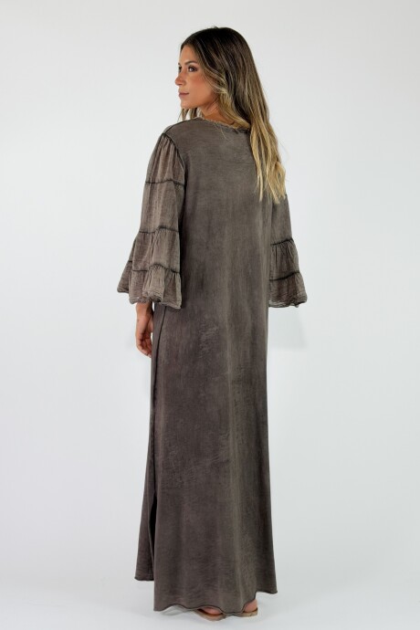 VESTIDO KUTA Marron