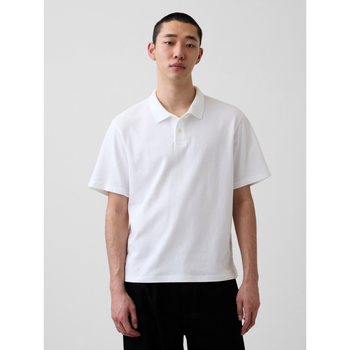 SS RELAXED POLO - OPTIC WHITE V5 