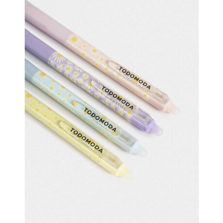 Set De Lapiceras De Colores Combinacion Multicolor