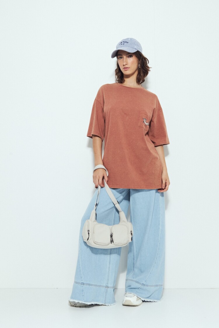 REMERA BETULA Ladrillo