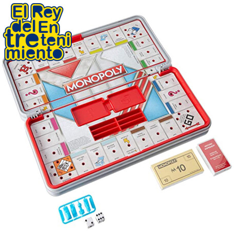 Juego De Mesa Monopoly Hasbro Road Trip Valija Hasbro Juego De Mesa Monopoly Hasbro Road Trip Valija Hasbro