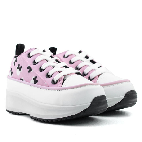 Championes Disney Casual de Niños - MIICSS25300 Rosado-negro