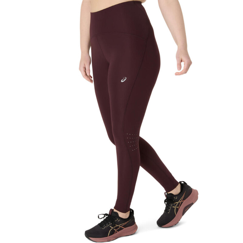 Leggings Running Road High Waist Tight Mujer Dark Currant