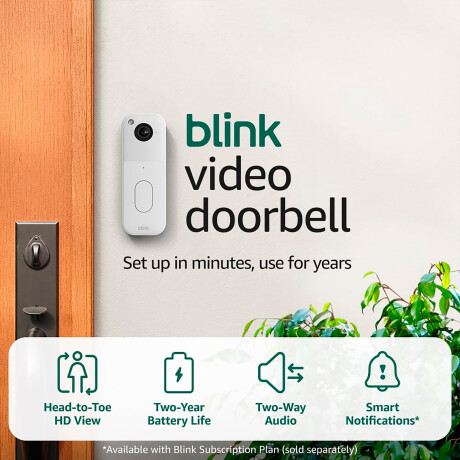 Timbre con Video Blink Visión Nocturna Wifi 1440P 001