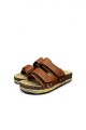 SANDALIA BETTINA 2 VELCROS BT104 Marron