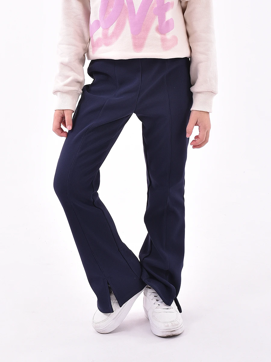 CALZA SLIT NIÑA - AZUL 