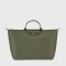 LONGCHAMP - Tote Bag Le Pliage Green L Azul medio