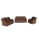 Recliner sofa 3 CUERPO color MARRON GASTADO Recliner sofa 3 CUERPO color MARRON GASTADO
