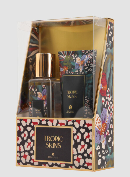 Pack regalable tropical skinss 75ml fragrance mist + 100ml body lotion Tropic skins
