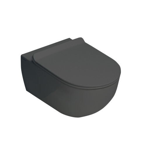 INODORO PARA COLGAR GRIS MATE FLAMINIA 000