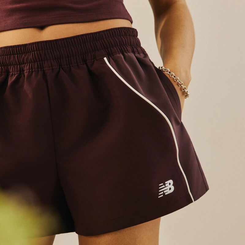 Short Lifestyle New Balance de Dama Trackside WB6260DMYLR BROWN