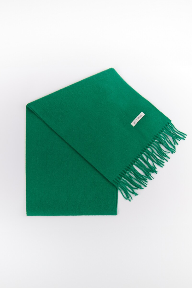BUFANDA 100% WOOL - VERDE 