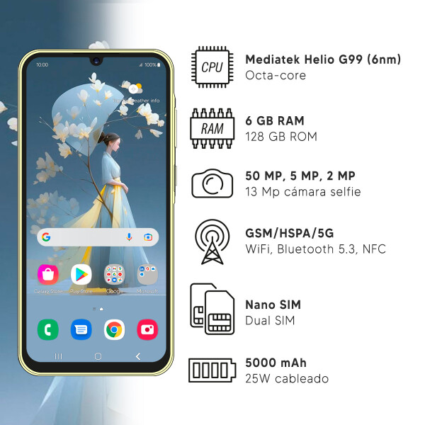 Samsung Galaxy A15 6/128 Gb 5g AMARILLO