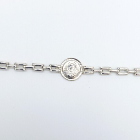 Pulsera de plata 925, double en oro 18 ktes, SAN BENITO. Pulsera de plata 925, double en oro 18 ktes, SAN BENITO.