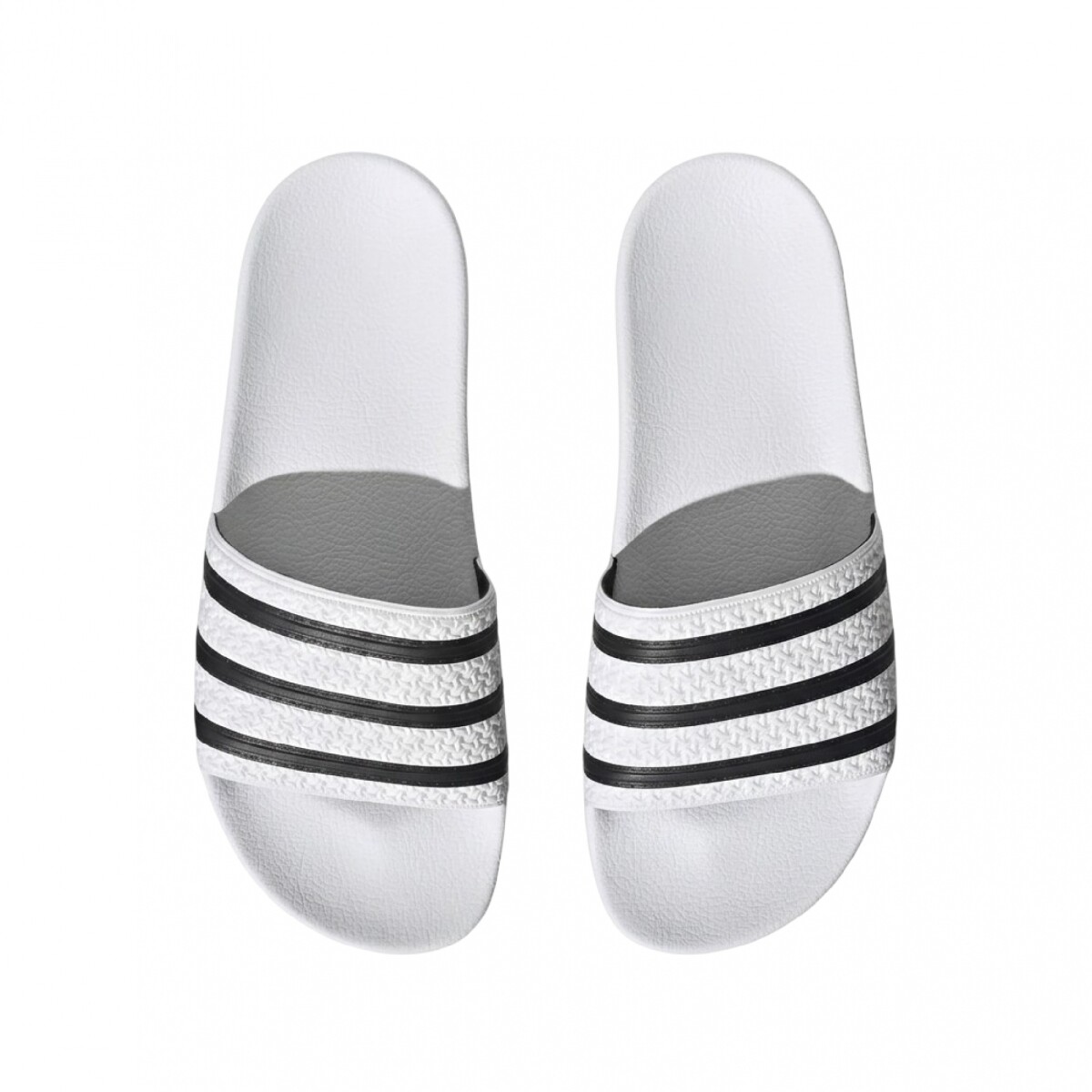 Sandalias adidas Adilette Slide - White & Black 