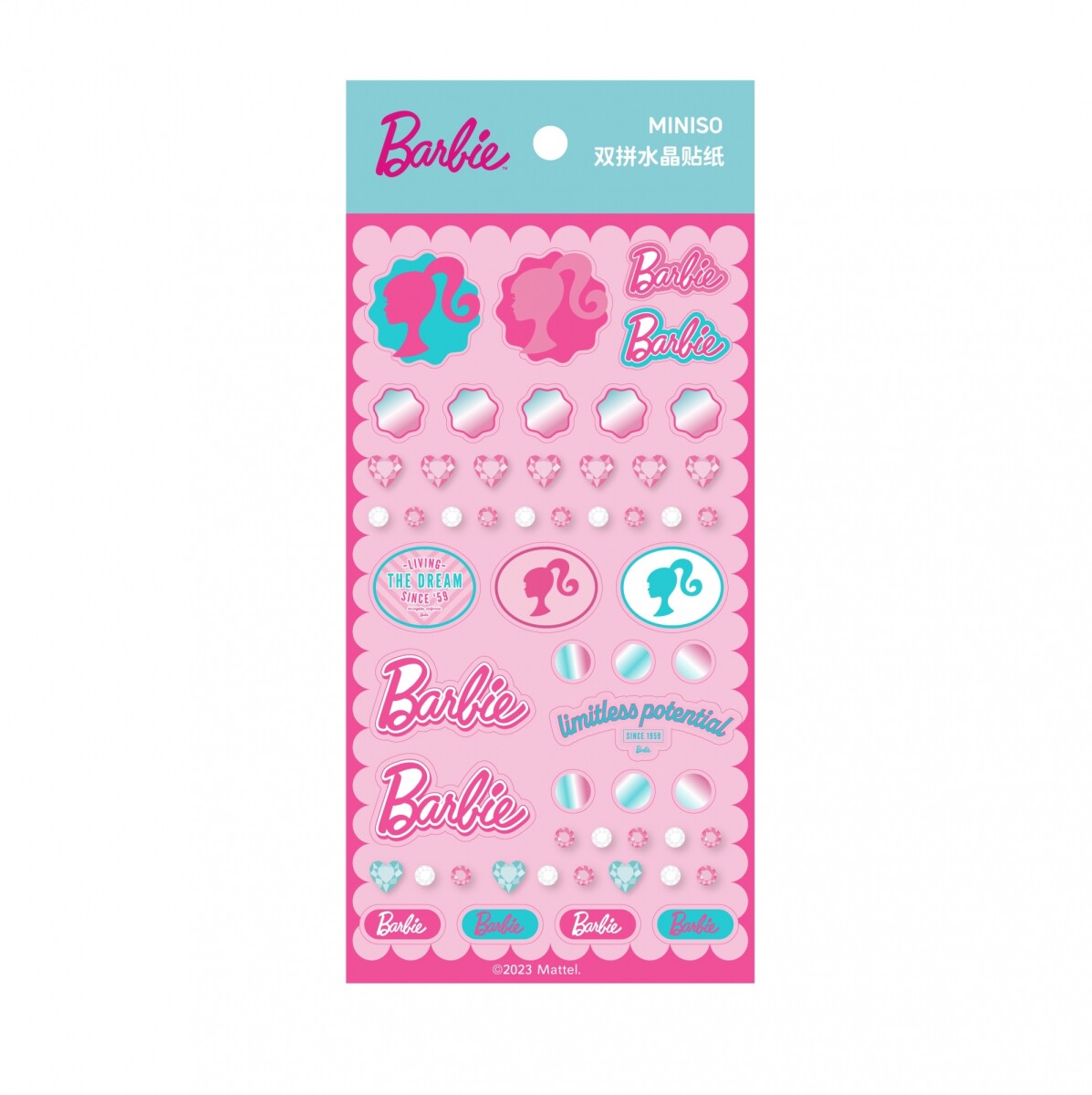 Stickers shiny Barbie 