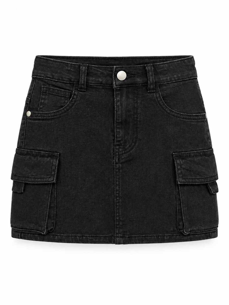 SHORT POLLERA PETRA - NEGRO 