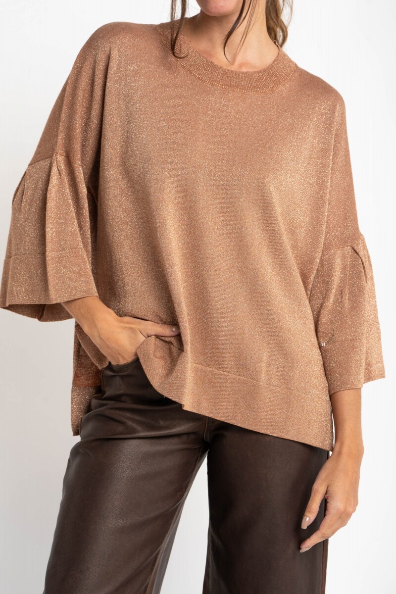 Sweater Manga Volado - Mocha 