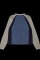 RAGLAN CREW NECK SWEATER Azul