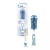 Cepillo limpia biberon BUBA silicona celeste