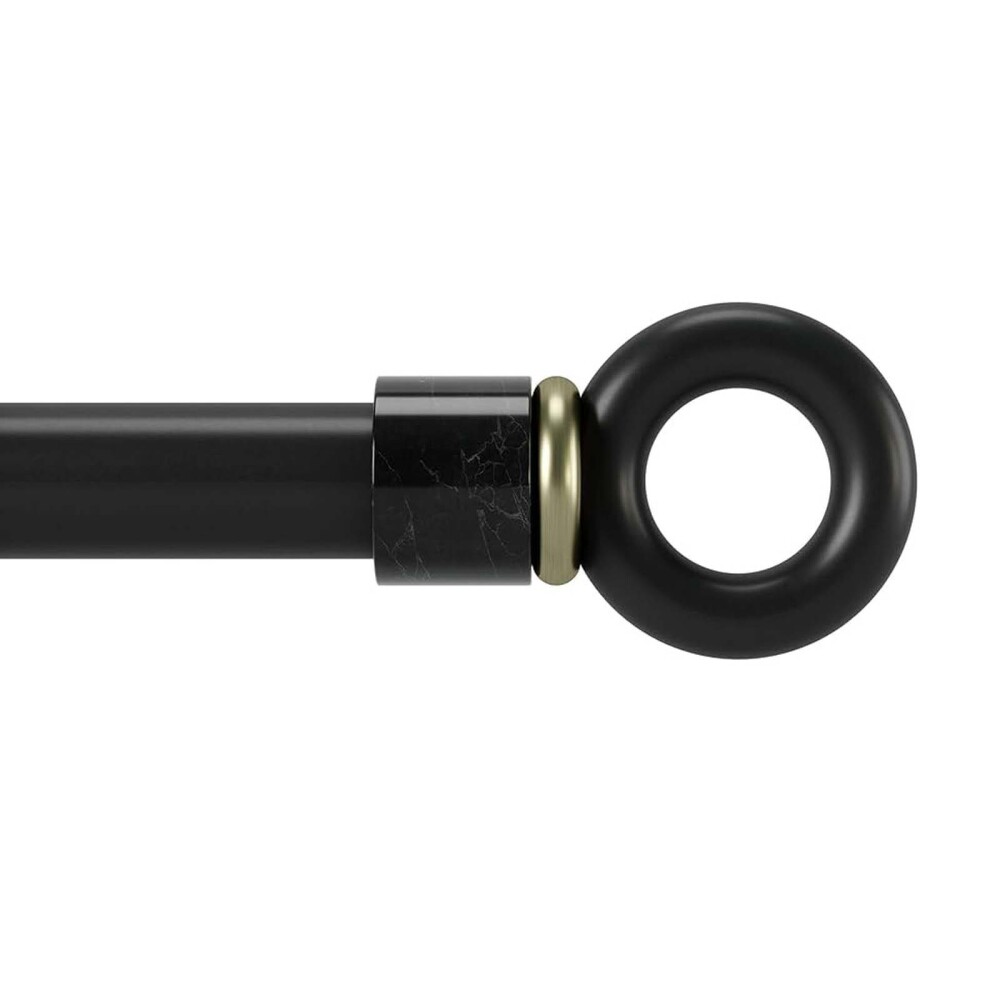 BARROTE CORTINA UMBRA 1016145 ACERO NEGRO 1016145, NEGRO