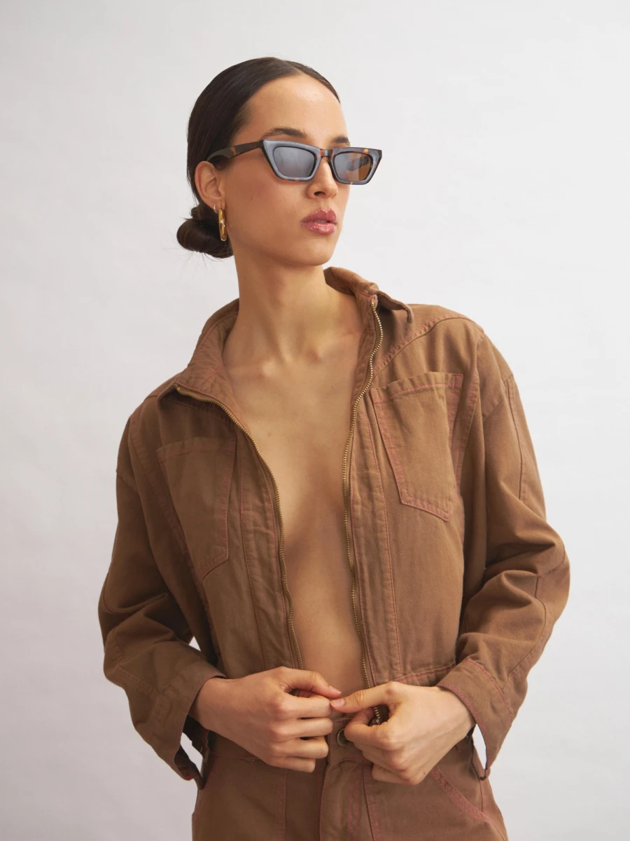 Zipper Jacket - Marrón 