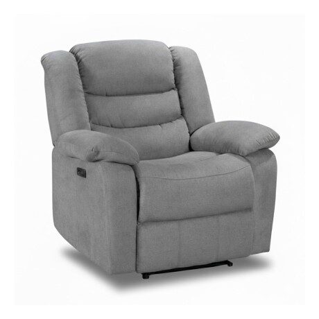 SOFÁ SILLON RECLINABLE POLTRONA DE 1 CUERPO GRIS