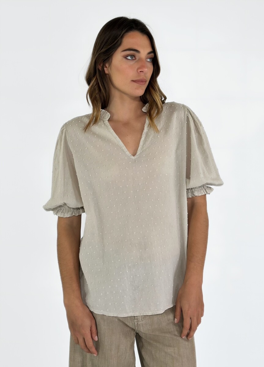 BLUSA VOMERO - BEIGE 