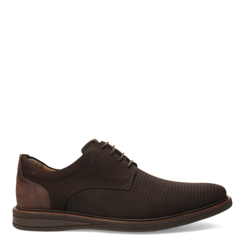 Zapatos de Hombre Democrata BAY acordonado Marrón Café
