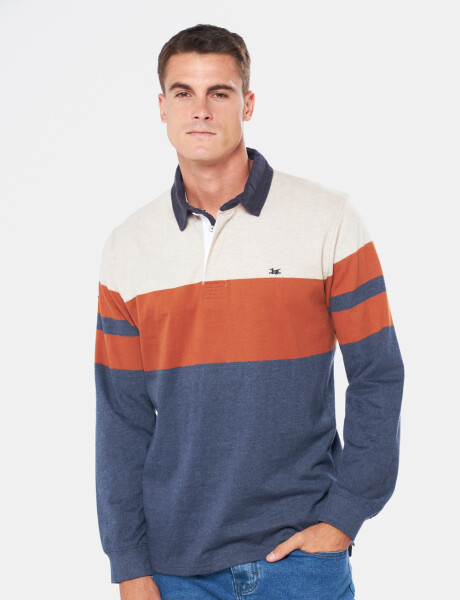 REMERA POLO RAYADA Arena