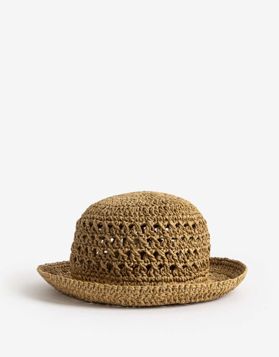 Piluso Tejido Rafia - Blanco Crudo 