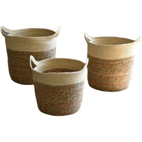 Canasto Seagrass 29 cm Beige