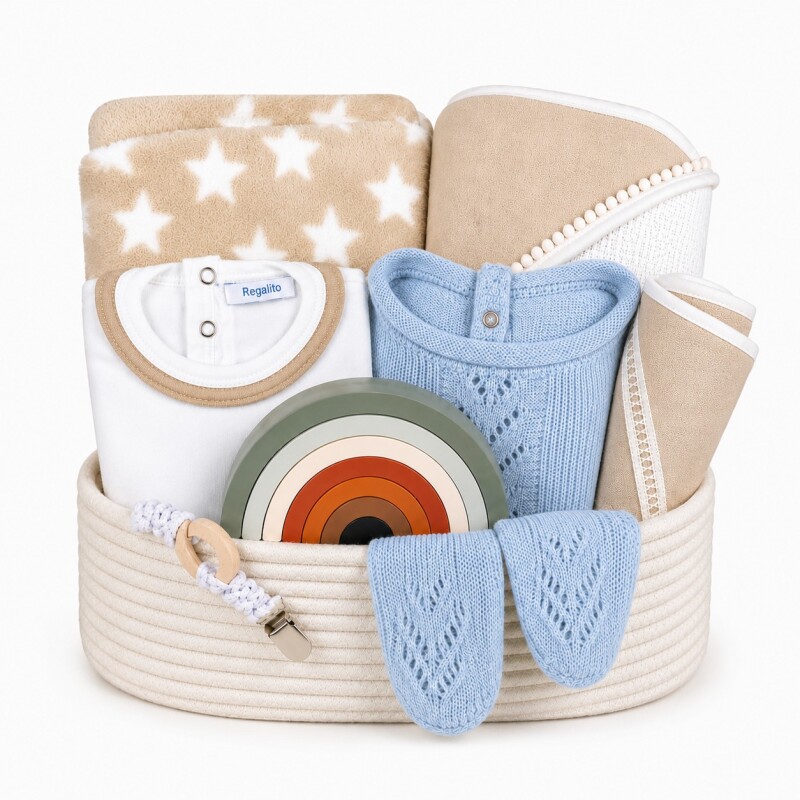 Canasta Nacimiento Algodón Montessori – Premium Canasta Nacimiento Algodón Montessori – Premium