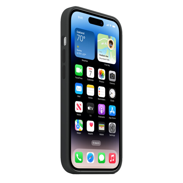 Funda De Silicona Apple Iphone 14+ Magsafe CASE IPHONE 14 PLUS MAGSAFE NEGRO DF