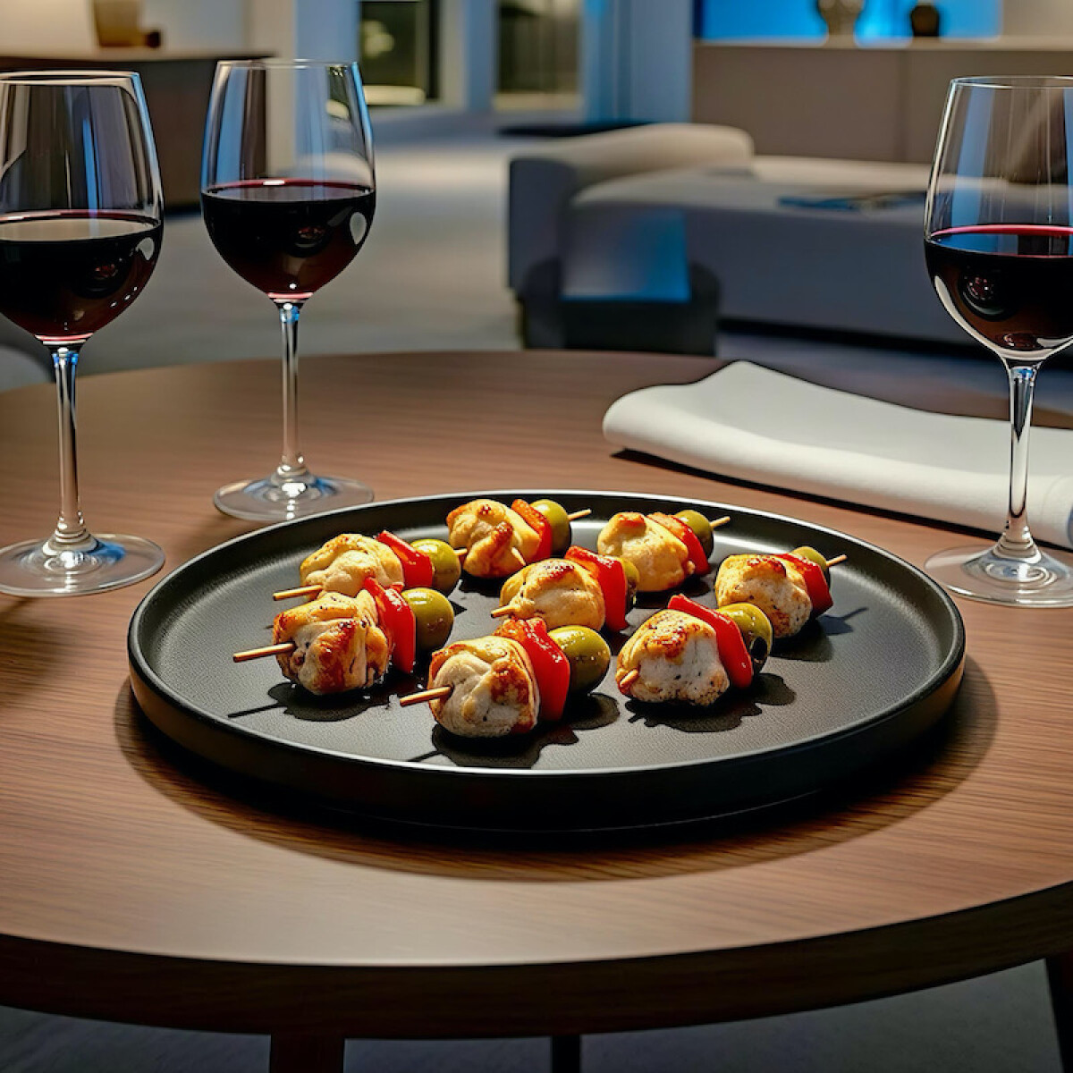 6 Mini Brochettes de Pollo 