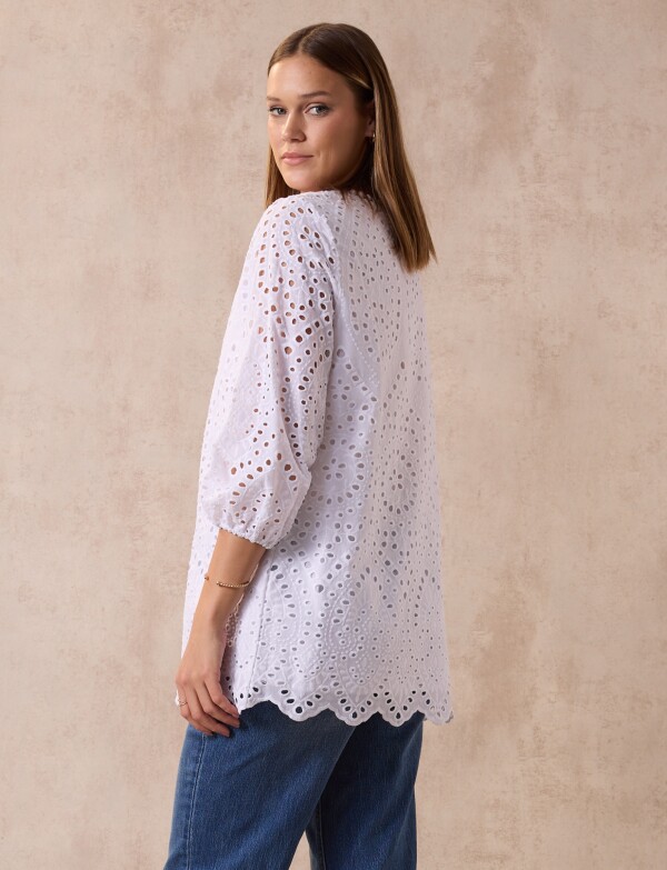 Blusa Broderie BLANCO