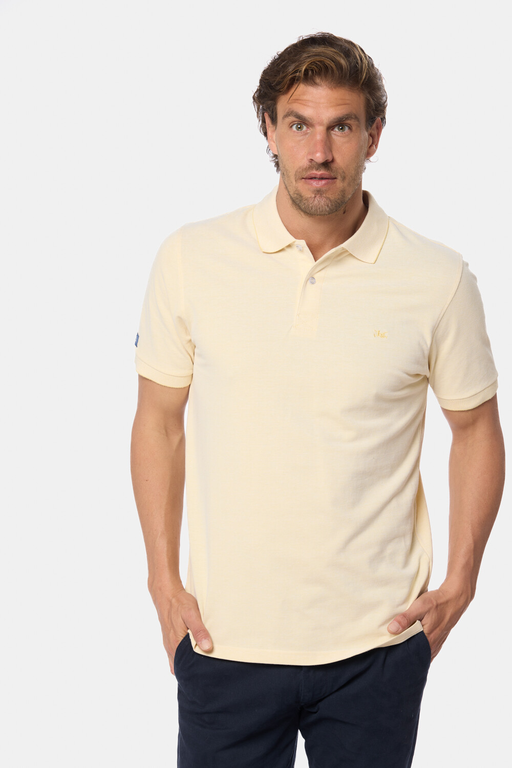 REMERA POLO LISA Amarillo