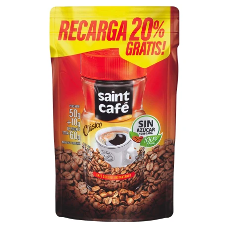 CAFÉ RECARGA SAINT 60GR. CAFÉ RECARGA SAINT 60GR.