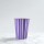 Vaso polipapel 8 oz VIOLETA LINES