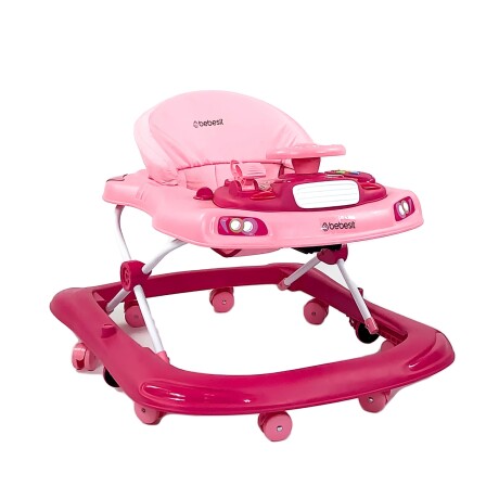 Andador ajustable Bebesit Runner con juegos Rosa
