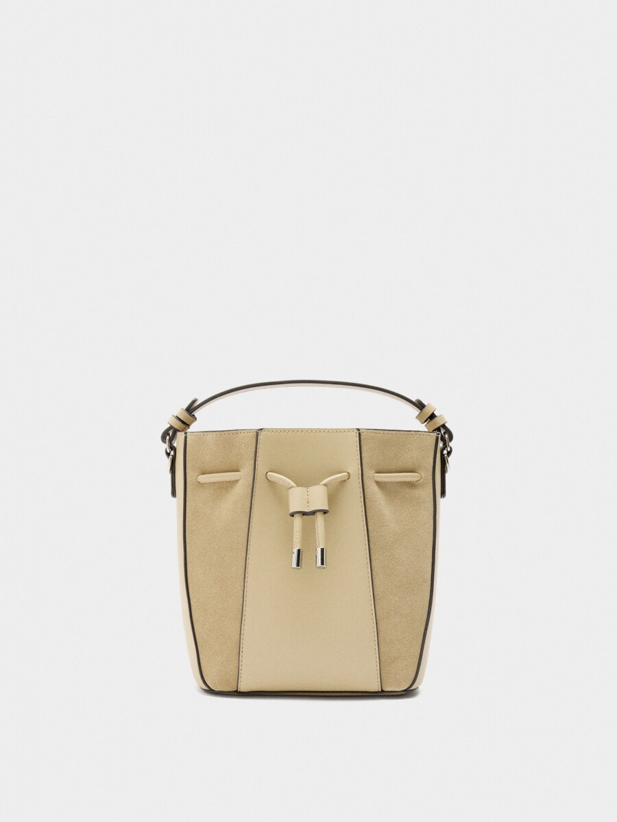 Bolso Bombonera Con Piel S amarillo