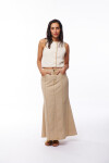 FALDA JEAN LAISA BEIGE