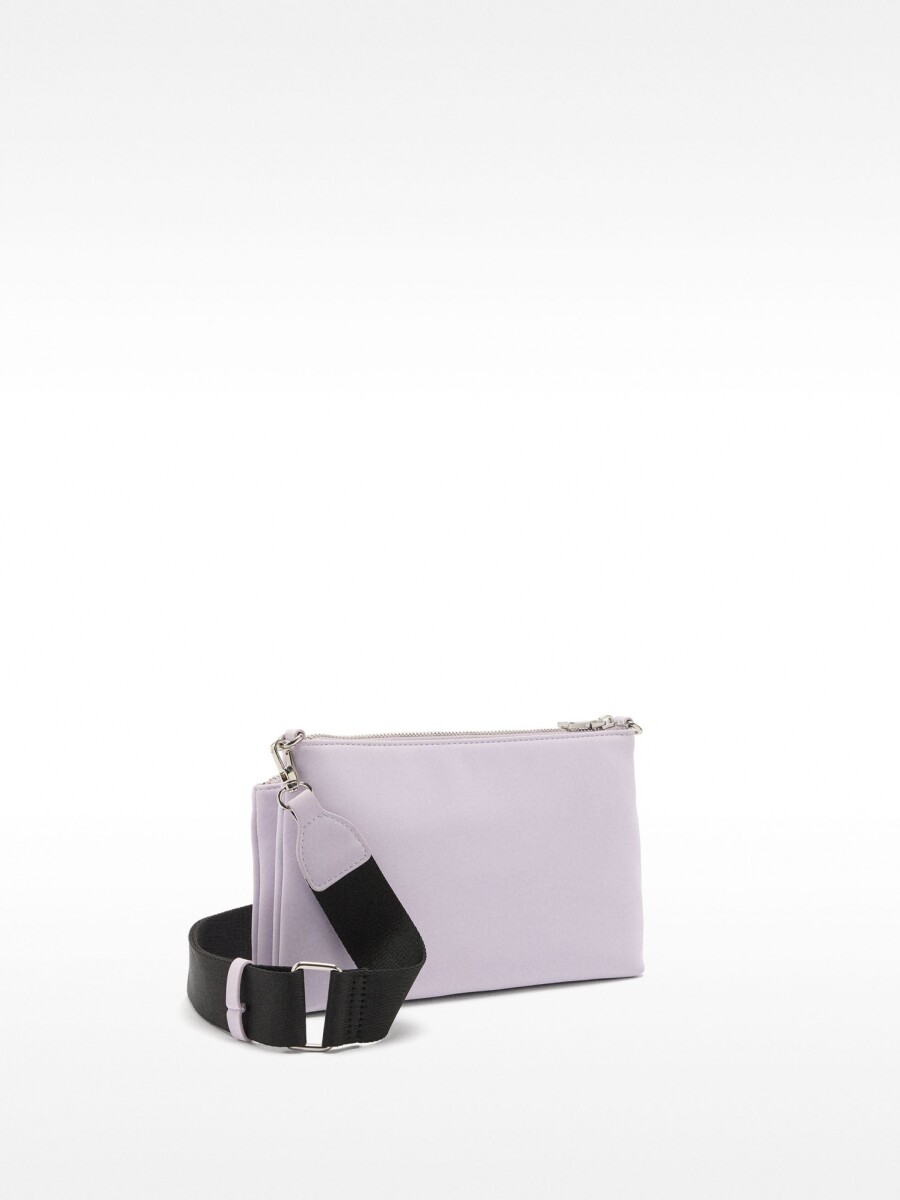 Bolso De Tiracolo Textura Suave violeta